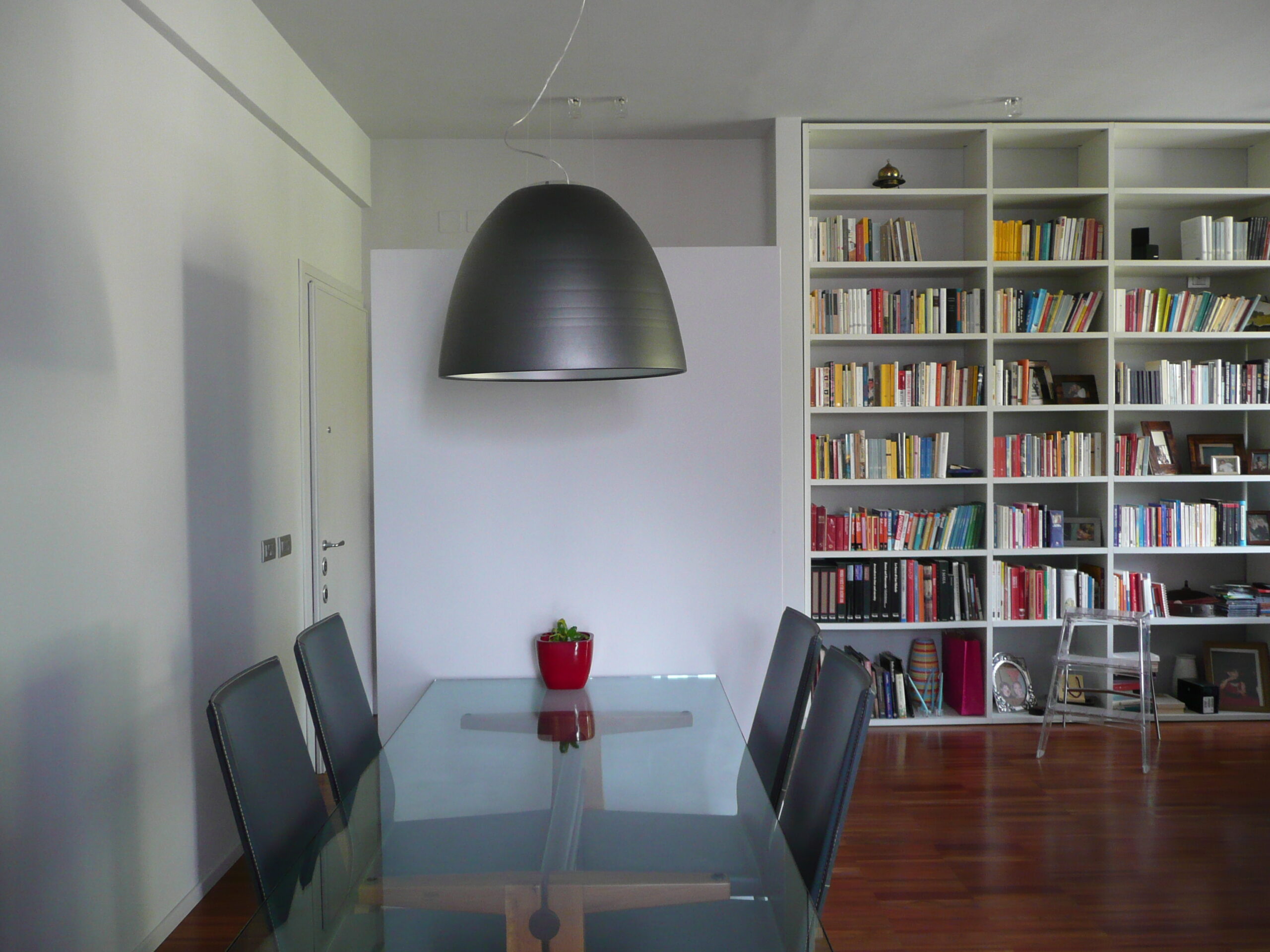 dining room + bookcase